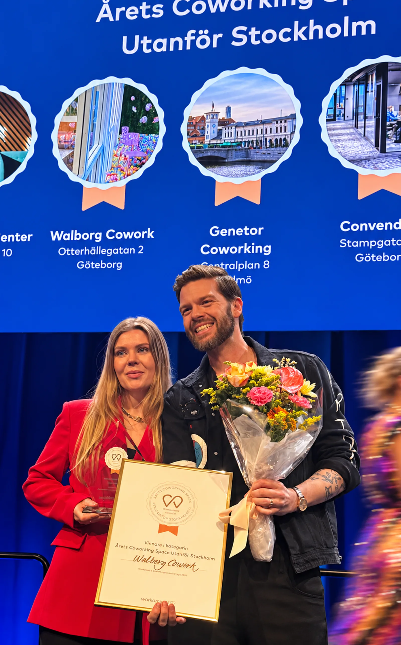 Walborg Cowork tar emot priset Årets Coworking Space Utanför Stockholm