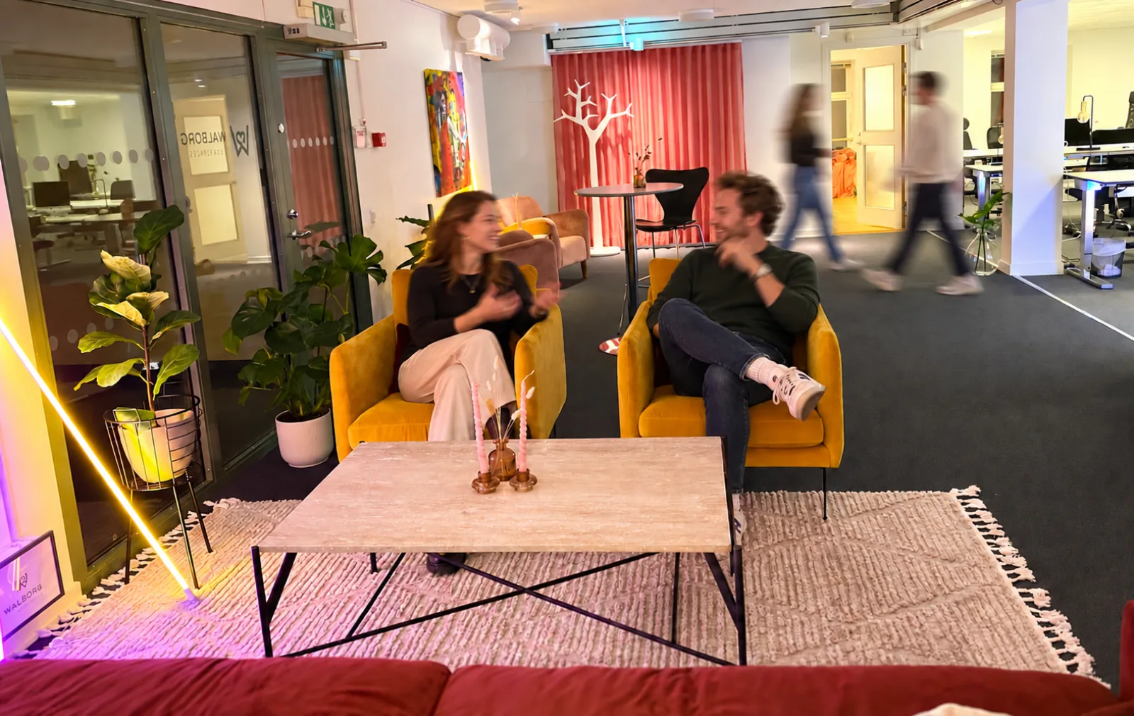 Entré och reception på Walborg Magasinsgatan