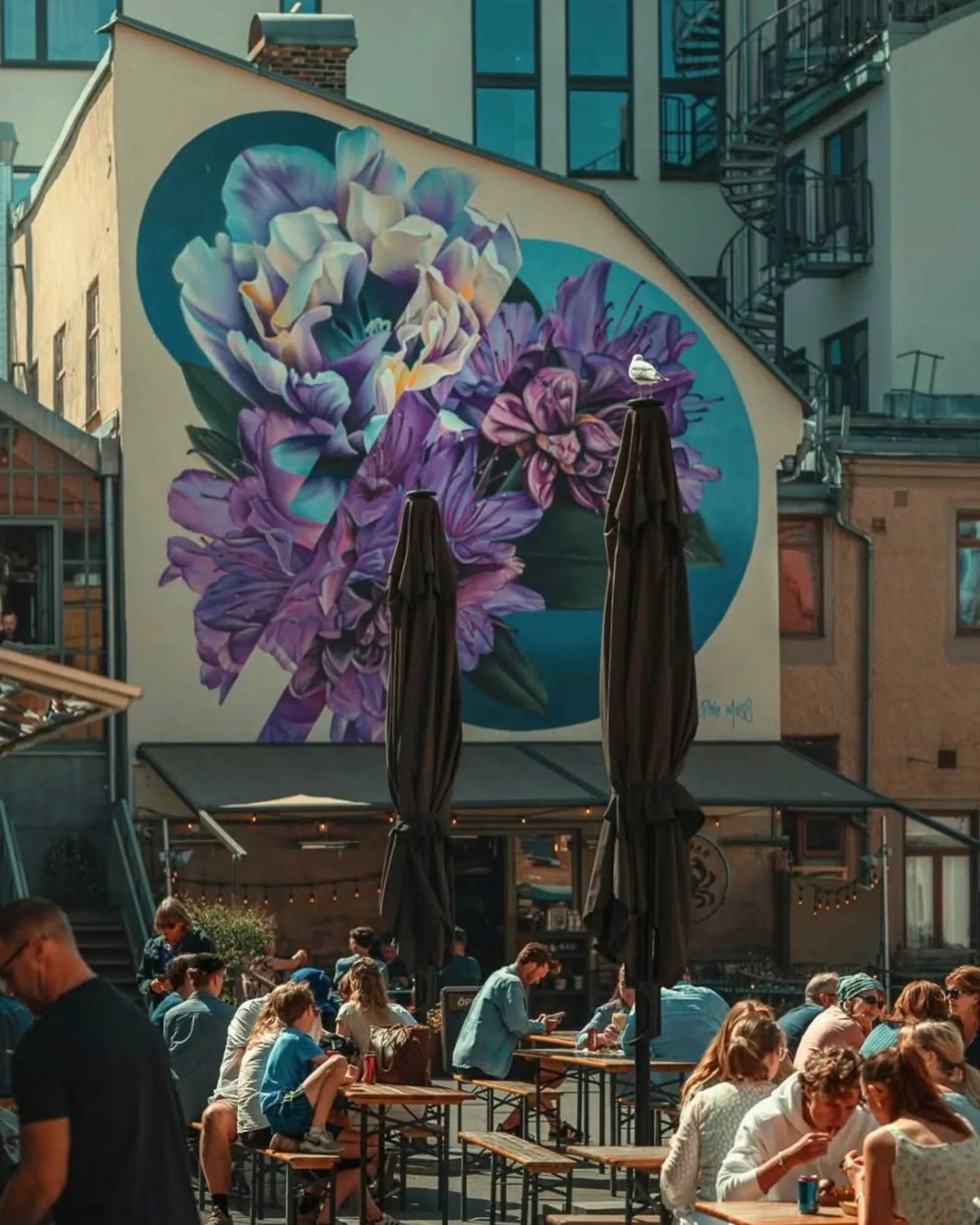 Gatukonst i kvarteren kring Walborg Magasinsgatan